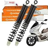 Cofap   Amortecedores Traseiros Para Motocicleta PCX 150 2019 A 2024   Conjunto De Amortecedores Originais   Inclui Graxa