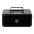 Cofre Cash Box Metal Guarda Dinheiro Cédulas Moedas 20x16x9 Cor Preto