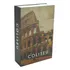 Cofre Grande Porta Joias Camuflado Formato De Livro 2 Chaves Cor Cinza-escuro