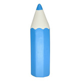 Cofre Lápis Cofrinho Dinheiro 25cm Cerâmica Decoração Cor Azul