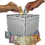 Cofrinho Desafio 250 Dias Familia 30mil Reais Cofre Ferias