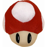 Cogumelo Vermelho Pelúcia Da Turma Do Super Mario Nintendo