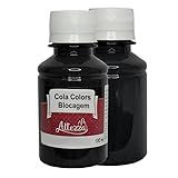 Cola Para Blocos De Papel Ou Cola Para Blocagem Diversas Cores 100g  Preto 