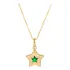 Colar Aço Inoxidável Estrela Brilhante Refinada 4s1403