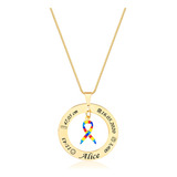 Colar Autismo Personalizado Laco