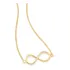 Colar Banhado Ouro Feminino Rommanel Símbolo Infinito 532388