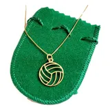 Colar Bola Volei Prata