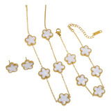 Colar Brinco E Pulseira