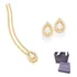 Colar + Brincos Feminino Lindo Elegante Delicado Rommanel
