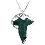 Colar Broche Folha Elfica