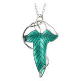 Colar Broche Folha Elfica