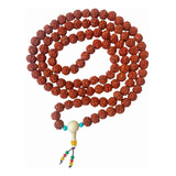 Colar Budista Japamala Rudraksha