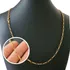 Colar Cartiér 3mm Alongada Ouro 750/18k Envio Imediato