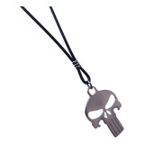 Colar Caveira Pingente Justiceiro
