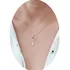 Colar Chave Com Rubi  E Diamantes Em Ouro18k 750