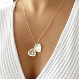 Colar Chocker Relicario Coracao