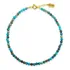 Colar Choker 30 Opções Pedras Naturais Prata | Folheado Ouro