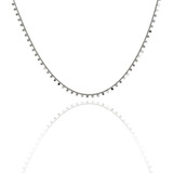 Colar Choker Bolinhas Achatadas