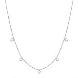 Colar Choker Cordao Coracoes