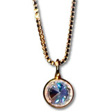 Colar Choker Dourado Pingente
