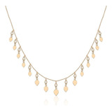 Colar Choker Folhas E