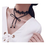 Colar Choker Gargantilha Rendada