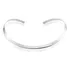 Colar Choker Luxo Aro Largo Pienna Folheado A Ouro Ou Prata