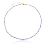 Colar Choker Pedra Jade