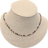 Colar Choker Turmalina Melancia