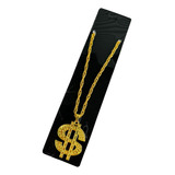 Colar Cifrao Metal Dourado