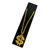 Colar Cifrao Metal Dourado