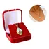 Colar Com Medalha Santo Expedito Dourado Caixa Veludo 50