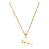 Colar Com Pingente Aviao