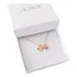 Colar Com Pingente Menina E Menino Banhado A Ouro 18k