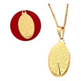 Colar Com Pingente Oval