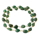 Colar Com Quartzo Verde