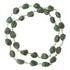 Colar Com Quartzo Verde Pedra Natural Folheado A Ouro Lindo