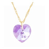 Colar Coracao Cristal Swarovski