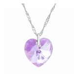 Colar Coracao Cristal Swarovski