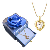 Colar Coracao Dourado Com