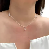 Colar Coracao Gota Estrela