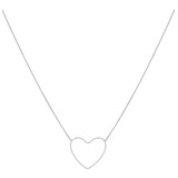 Colar Cordao Choker Coracao