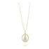 Colar Cordão Nossa Senhora Aparecida Feminino Folheado Ouro 