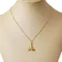 Colar Corrente Cauda Rabo De Sereia Feminino Banhado A Ouro 