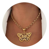 Colar Corrente Choker Pingente