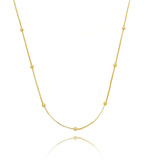 Colar Corrente Feminino Com