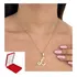Colar Corrente Letra L Lisa Inicial Presente Banhado Ouro24k