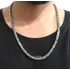 Colar Corrente Masculino 4mm X 60 Cm Peruana Bali Aço Maciço