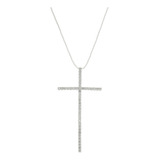 Colar Crucifixo Cruz Banhada