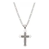 Colar Crucifixo Masculino Em